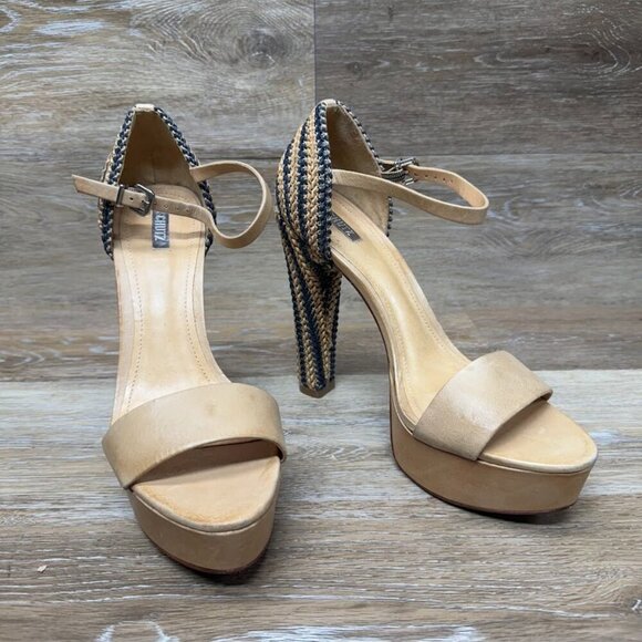 Schutz Woven Heel Pumps Women's Size - Picture 6 of 8